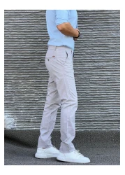 ACTUAL Men's Slim Fit Chino Pants 634-grey