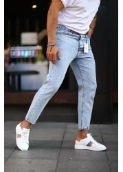 NO61 MAN Boyfriend Comfortable Fit Acid Washed Jeans