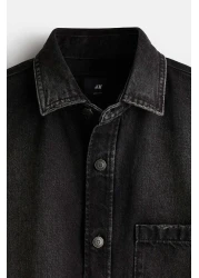 H&M Boxy Fit Denim shirt