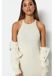  Collection Knitwear Basic Stone Midi Dress - Twoss23El00738