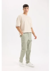 Defacto Relax Fit Trousers Straight Leg with Cargo Pockets D5967Ax25Sp