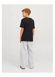 Jack & Jones Jjeswift Ss Noos Jnr 12259565 Black T-Shirt