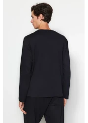  Collection Black-Navy-Anthracite Regular/Regular Cut 3 Pack Basic 100% Cotton Tok T-Shirt Tmnaw21Ts0197