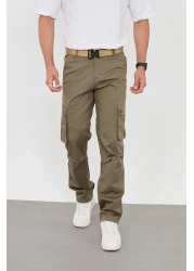 FRANKNESS JNS New Season Men's Cargo Pants - Relaxed Fit, Lycra Gabardine Fabric