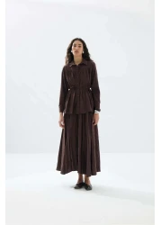 Tailors Room Kraşlı Shirt Suit - Bitter Coffee