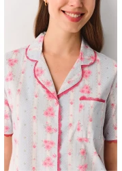 Suwen طقم بيجامة إليزابيث للرجال