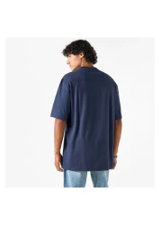 Lee Cooper تي شيرت بقصّة عادية مع رقبة دائرية