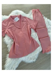 Pijamacs Turkmen Pajama Set with Cotton Sleeve - Sleeve and Leg Deal