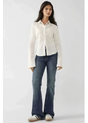 Hiccup قميص بأكمام طويلة وقصة ضيقة