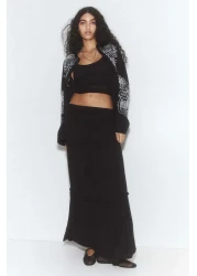 H&M Crinkled Maxi Skirt