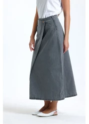 De mim Gray Lurdes Skirt