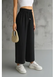 Oasis Relaxed Fit Standard Size Loose Airobin Pantalon with Elastic Waist