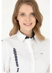 U.S. Polo Assn. Women's White Long Sleeve Shirt