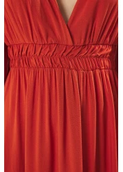  Collection فستان منسوج طويل مسطح من البلاط TWOSS25EL00776