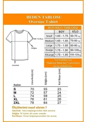 Pasage Azurco Oversize Playing Card Printed Black Dark T-shirt