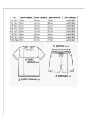 miniktavşanlarkids Paw Patrol Boy's Suit with Shorts Beige 2-10 Years