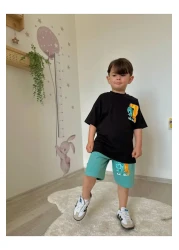 JELİBOOM Animal Boy Shorts Set