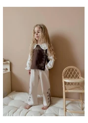 YİGİT BUTİK Yigit Boutique Girl's Set with Vest