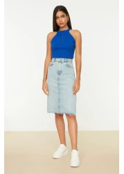  Collection Saks Basic Halter Neck Blouse Twoss20Bz0124