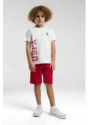 U.S. Polo Assn. U.S. Polo Assn. Boy's White Bermuda Set