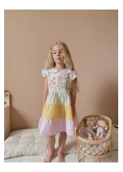 YİGİT BUTİK Yigit Boutique Embroidered Girl's Dress