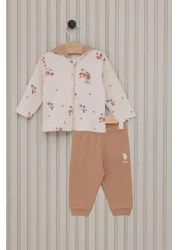 U.S. Polo Assn. Floral Pattern Licensed Baby Girl 3 Piece Set