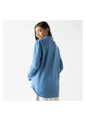 Lee Cooper قميص بجيب وأكمام طويلة