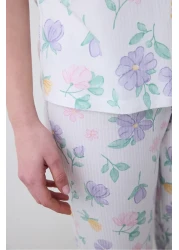 Penti طقم بيجامة متعدد الألوان بنطلون قميص Love More