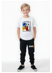 FYK KİDS Boy's 3-Piece T-Shirt-Training Suits