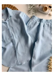 KETBaby Oversize Muslin Unisex Shirt Children's Set