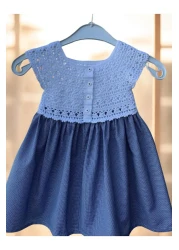R&S Summer Children's Dress Is Hand Knitted
