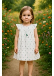 U.S. Polo Assn. U.S. Polo Assn. Baby Girl Ecru Dress