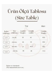 Oh La La Koala For Little Ones مجموعة الفتيات ذات الظهر المطرزة باللون الأبيض