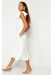  Collection Bridal White A-Line Bow Arrive Woven Wedding/Wedding Evening Dress Night Graduation Dress Tprss24El00105