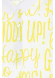 U.S. Polo Assn. Girl's White Knitted Dress 50263448 -Vr013