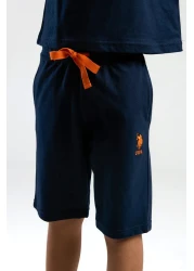 U.S. Polo Assn. U.S. Polo Assn. Boy's Navy Blue Bermuda Suit