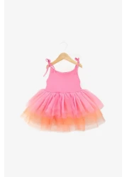 Le Mabelle Jade Pink Tutu Skirt Girl's Ballerina Dress with Straps