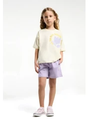 U.S. Polo Assn. U.S. Polo Assn. Girl's Yellow Shorts Set