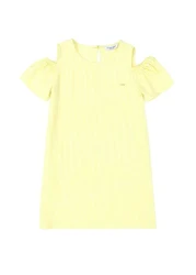 U.S. Polo Assn. Girls Neon Yellow Sleeveless Woven Dress 50269610 -Vr168