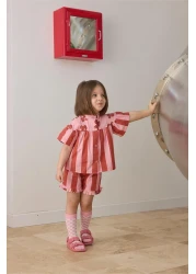 Tics Tile Striped Poplin Set