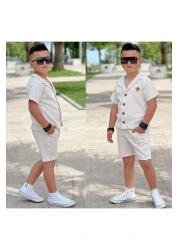 ALPİDS Men's Set - Waffle Fabric, Cotton