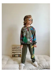 YİGİT BUTİK Yigit Boutique Character Printed Boy Suit