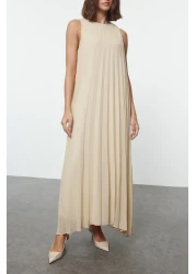  Modest فستان ملابس داخلية بيج مطوي - TCTAW25EB00089