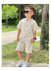 ALPİDS بدلة الوافل للأولاد بتفاصيل حبل من Alpi̇ds