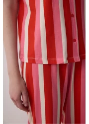 Penti Sophie Shirt Pants Ecru Pajama Set