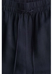 H&M بنطلون من مزيج الكتان