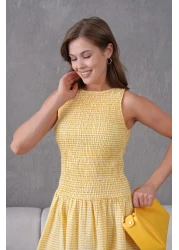 Park Karon فستان منسوج صيفي طويل من القماش القطني من Gipeli