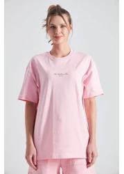 The Champ Clothing The Wellness Era Printed 100% Cotton Oversize Women's T-Shirt