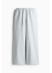 H&M بنطلون جينز برباط