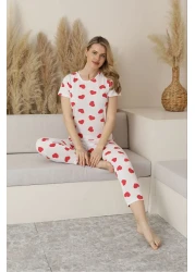 PİJART Women's Cotton Pajama Set